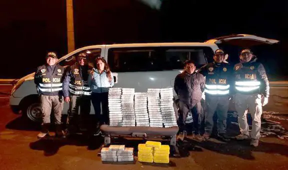 Detienen a integrantes de banda criminal Los Periquitos Pin Pin de Ayacucho con 108 kilos de droga