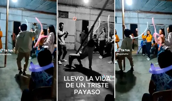 Baila en fiesta, se sostiene sobre muro de madera y sucede lo peor: "¿Se cayó el techo o no?"