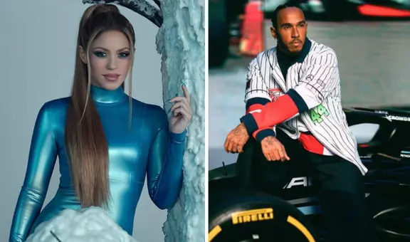 Shakira y el piloto Lewis Hamilton son captados juntos en una cena en Miami