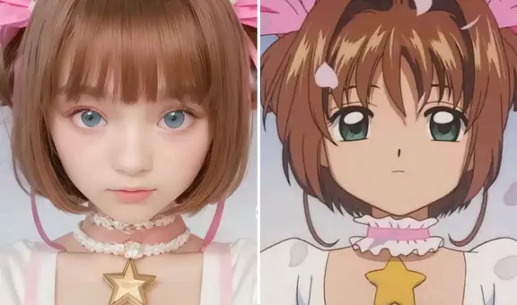 "Sakura cardcaptor": IA muestra a protagonistas del anime como personas reales