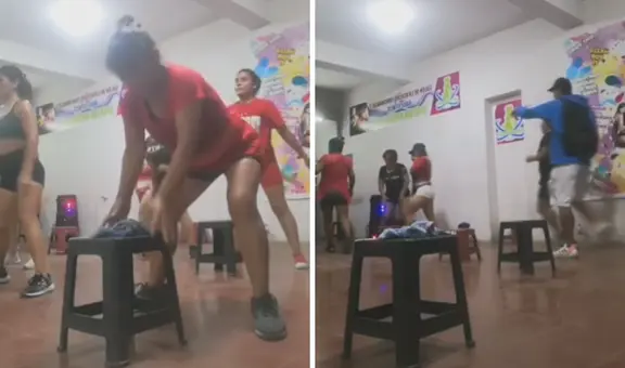 Asaltan gimnasio en Trujillo y todo quedó grabado en vivo