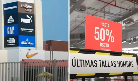 ¿Buscas zapatillas y ropa de marca a bajo precio? Conoce el outlet más grande de Lima