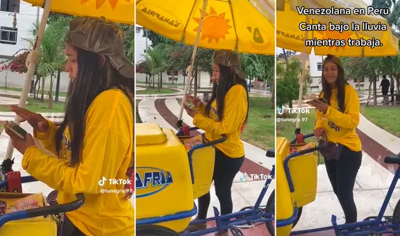 Venezolana que trabaja como heladera de D’Onofrio sorprende al cantar: “Música para mis oídos”