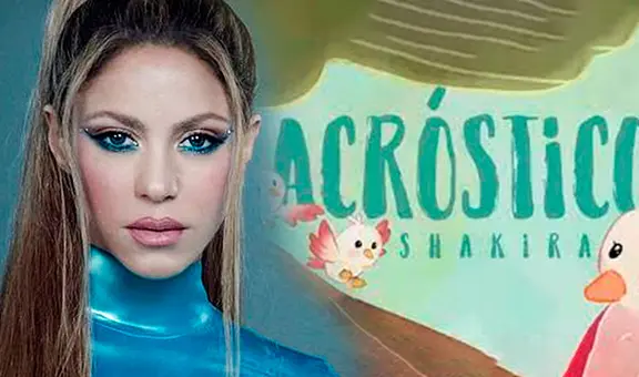 Shakira estrena "Acróstico": así suena la nueva canción de la cantante dedicada a sus hijos