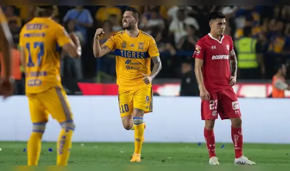 Tigres goleó 4-1 a Toluca por la ida de cuartos de final en la Liga MX 2023