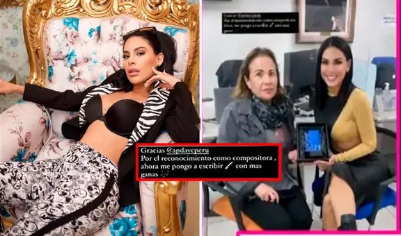 Tefi Valenzuela: representante de Apdayc niega haber entregado premio como compositora a la cantante