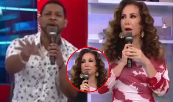 'Giselo' reemplaza a Federico Salazar en noticiero y evita hablar con Janet Barboza: "Comunícame con Ethel"