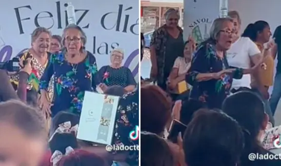 Mujer la rompe con sus pasos de baile en actuación por el Día de la Madre: “Eso es ser feliz”