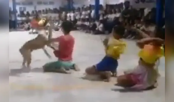 Día de la Madre: perrito se robó el show durante actuación en Iquitos