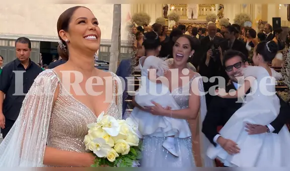 ¡Es oficial! Karen Schwarz y Ezio Oliva se dan el "sí, acepto" y se convierten en esposos