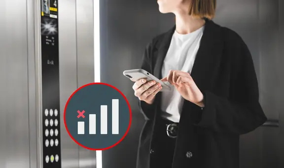 ¿Por qué se va la cobertura del celular en los ascensores?
