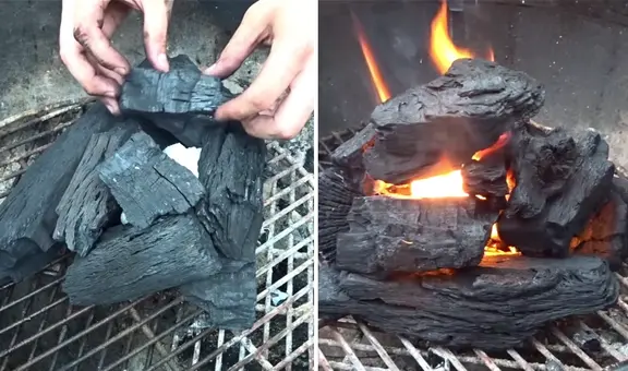 ¿Cómo encender el carbón de una parrilla en menos de 5 minutos?