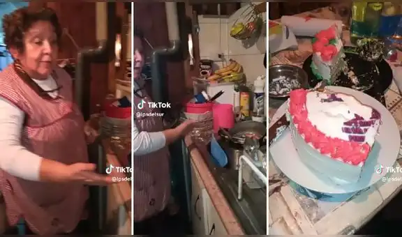 Adulta mayor reclama a sus hijos tras celebrar el Día de la Madre: "Me dejaron los platos sucios"