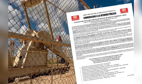 Petroperú: trabajadores denuncian lobbies en el Congreso para reprivatizar los lotes de Talara