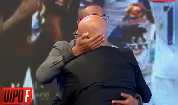 Olivares y Arévalo dejaron atrás su pelea y se reconciliaron con emotivo abrazo en vivo