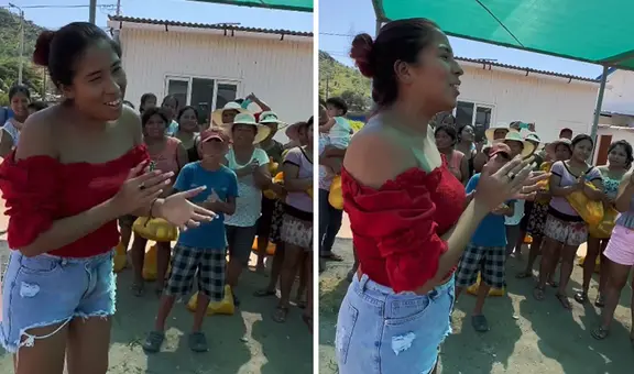 Azucena Calvay sorprendió a madres de Chiclayo y les cantó en su día: “Nunca cambies”