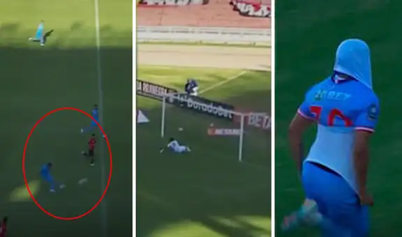 Kevin Quevedo anotó un espectacular golazo desde la mediacancha en el Melgar vs. Deportivo Garcilaso