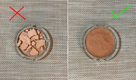 ¿Cómo reparar tu polvo compacto de maquillaje si se partió en pedazos?