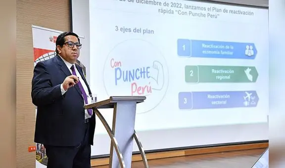 MEF anuncia que plan Con Punche Perú 2 se lanzará esta semana