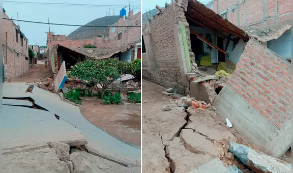 Chancay: casas resultaron afectadas tras hundimiento de terreno por obras de túnel de megapuerto