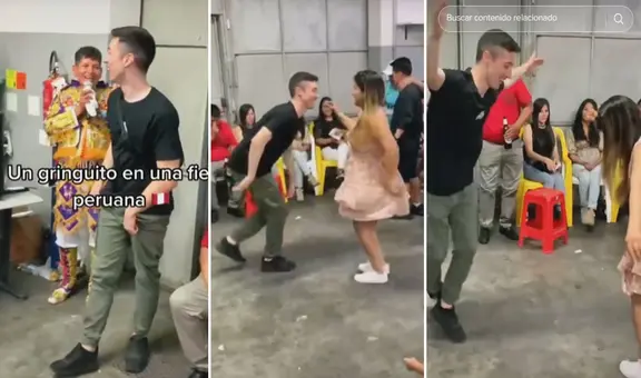 Italiano la rompe bailando huaylas y sorprende con su zapateo: “Mejor que muchos peruanos”