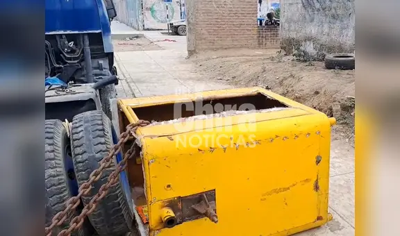 Niña fallece tras caerle una pesada estructura de metal en Piura