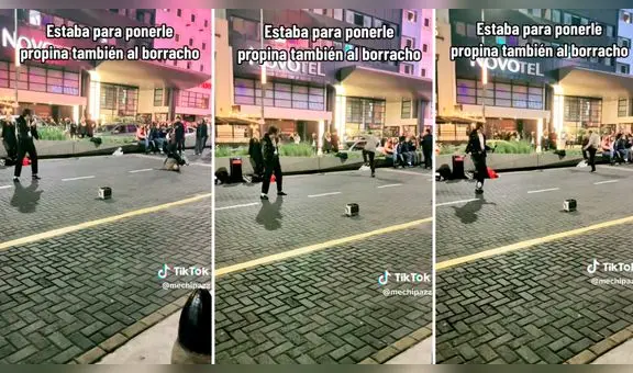 ¡Le hizo competencia! Imitador de Michael Jackson queda asombrado por el curioso baile de adulto mayor