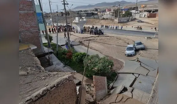 Megapuerto de Chancay: paralizan obras tras hundimiento de tierra y derrumbe de casas