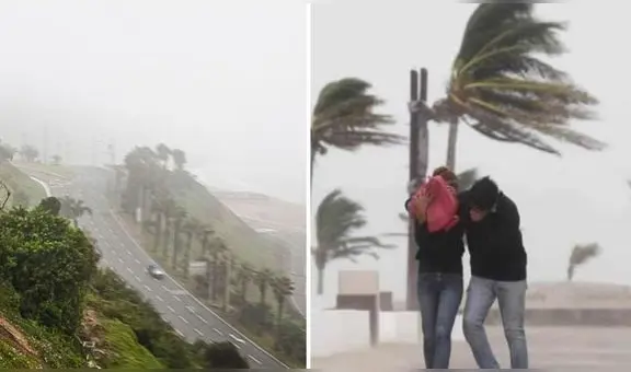 Senamhi advierte incremento de vientos y lloviznas en la costa del país