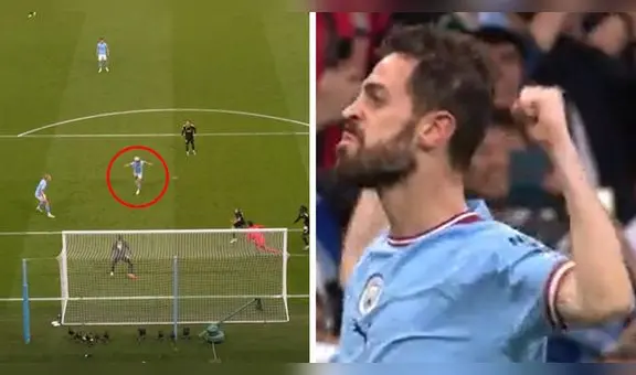 Bernardo Silva deja al borde del K.O. al Madrid: aprovechó un rebote en el área y marcó su doblete