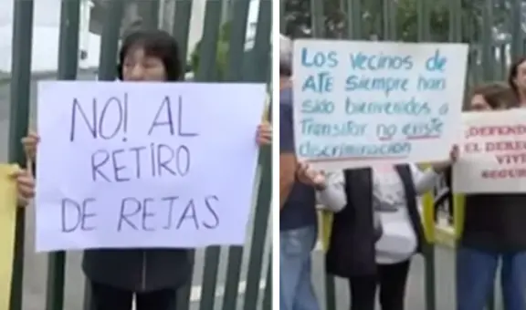Vecinos de La Molina se niegan a que retiren reja que los separa de los residentes de Ate Vitarte