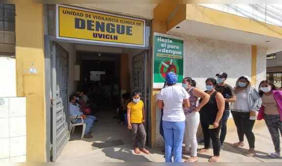 Centros de salud de José L. Ortiz y La Victoria colapsan por el dengue en Chiclayo