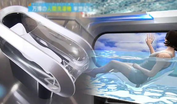 Así será la 'lavadora humana', la máquina que cambiaría la forma de tomar una ducha