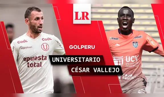 Universitario vs. César Vallejo EN VIVO: hora y canal del partido por la Liga 1 2023