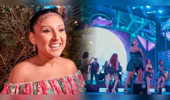 Milena Warthon tras presentación con Corazón Serrano: "Alucinante, la primera vez que canté cumbia"