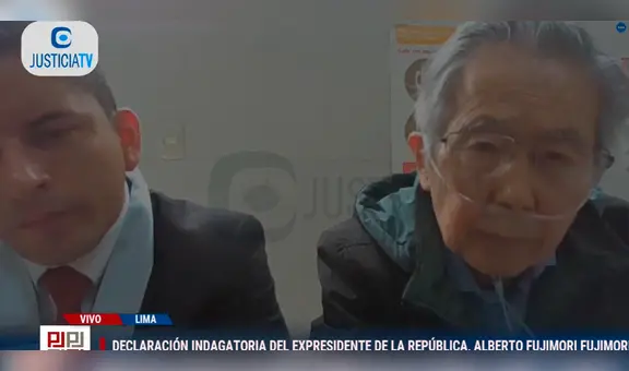 Alberto Fujimori reaparece para responder por esterilizaciones forzadas, pero transmisión se interrumpe