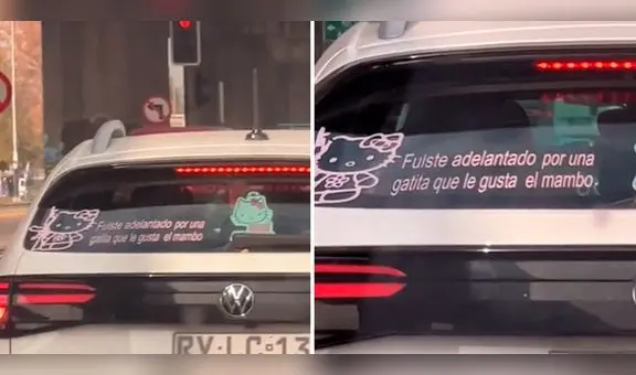 Carro que tiene inusual pegatina se vuelve viral en redes sociales: “Lo quiero para mi auto”