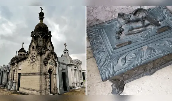 Profanadores roban urna de bronce y huesos de las tumbas del cementerio más grande de Argentina