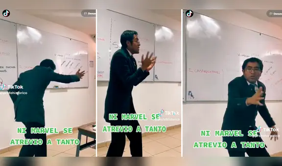 Profesor se gana los aplausos de sus alumnos al narrar  con gran entusiasmo el cuento "Ollantay"