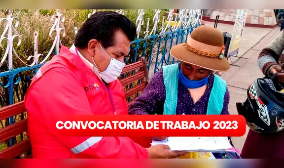 ¿Con secundaria completa? Programa Juntos requiere personal y ofrece sueldos de hasta S/7.000