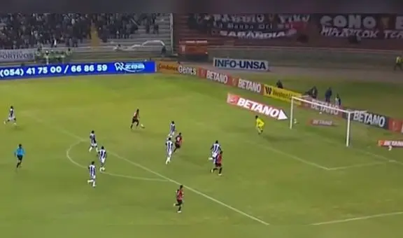 Magnín queda solo frente a Saravia y se pierde el 2-1 para Melgar de manera increíble