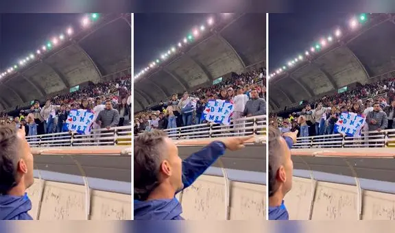 Pablo Lavandeira cumple sueño de niña blanquiazul: le regaló su camiseta tras partido ante Melgar