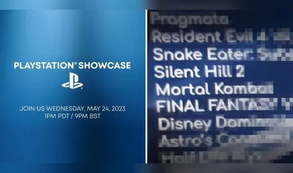 PS5: se filtran todos los juegos que presentaría Sony en el PlayStation Showcase este 24 de mayo