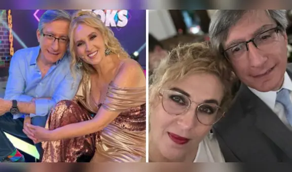Federico Salazar causa revuelo en redes tras conducir 'noticiero' junto con su esposa, Katia Condos
