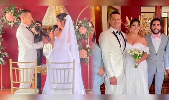 Luigui Carbajal se casó con su pareja, Diana Castro: así fue el momento en el que se dieron el 'sí'