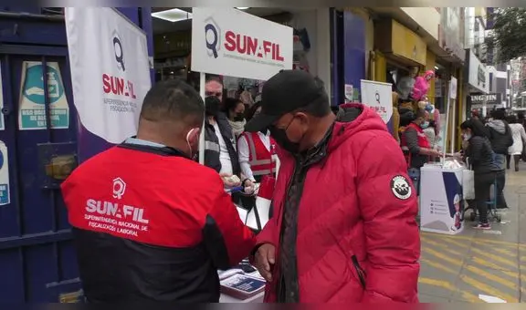 Sunafil: se formalizaron más de 475.000 trabajadores en lo que va del año