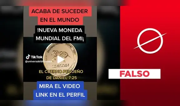El FMI no ha presentado una "nueva moneda mundial", como afirma un viral de TikTok