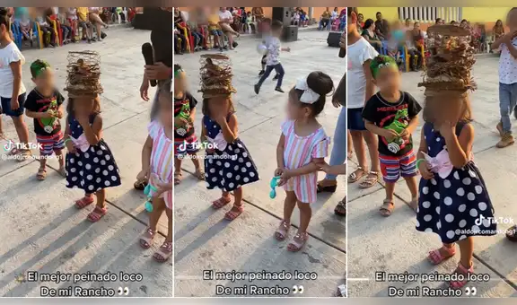 “Ni Lady Gaga se atrevió a tanto”: niña sorprende con su peinado peculiar que incluía pollos en la cabeza