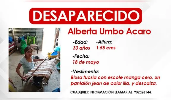 Mujer con epilepsia lleva 4 días desaparecida en Piura