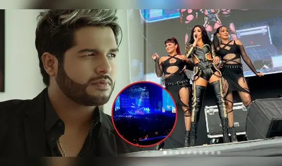 Jair Mendoza reprocha al público que pifió a Michelle Soifer en concierto: "Qué pena da mi país"